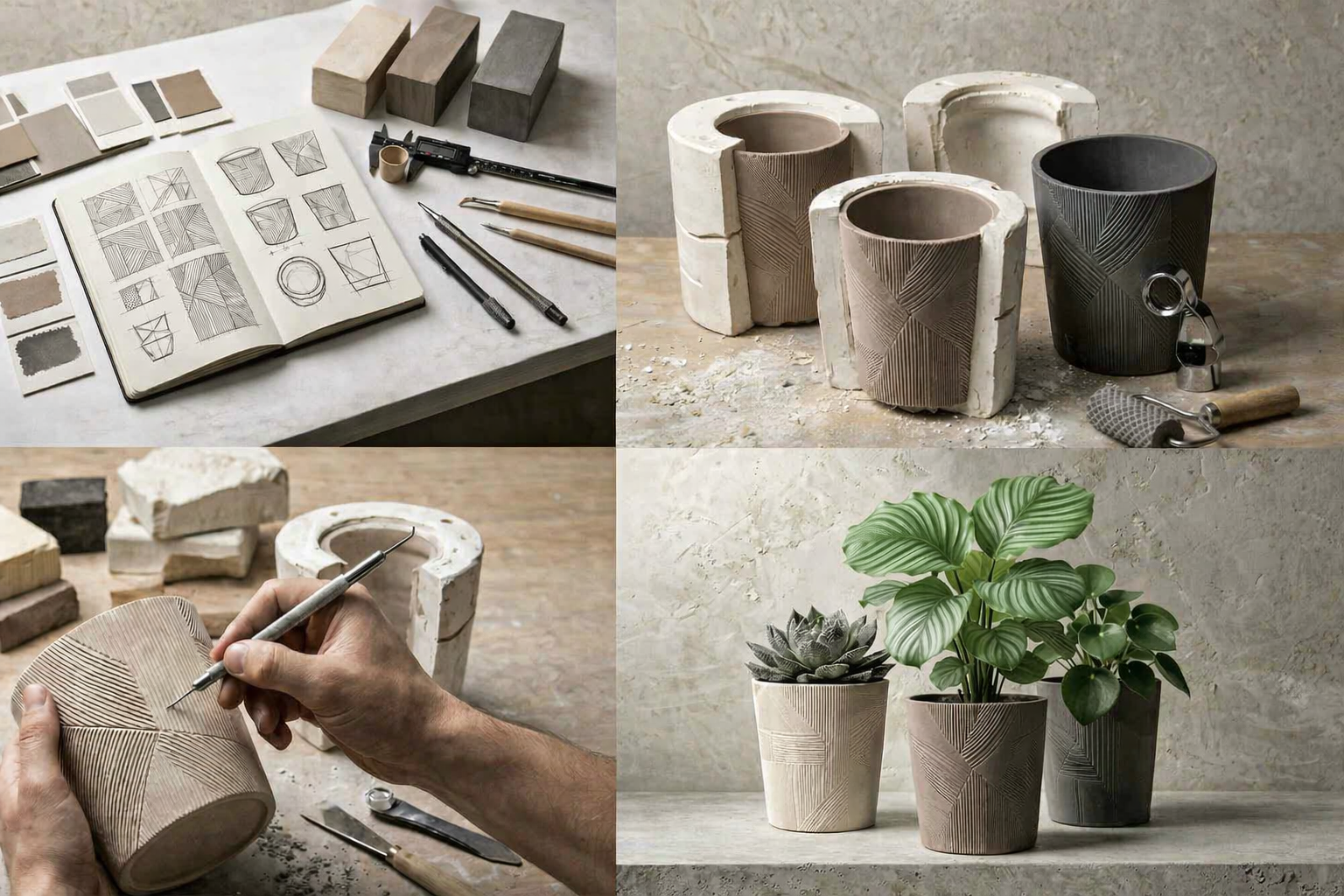 Design, sampling and production process at Floramics