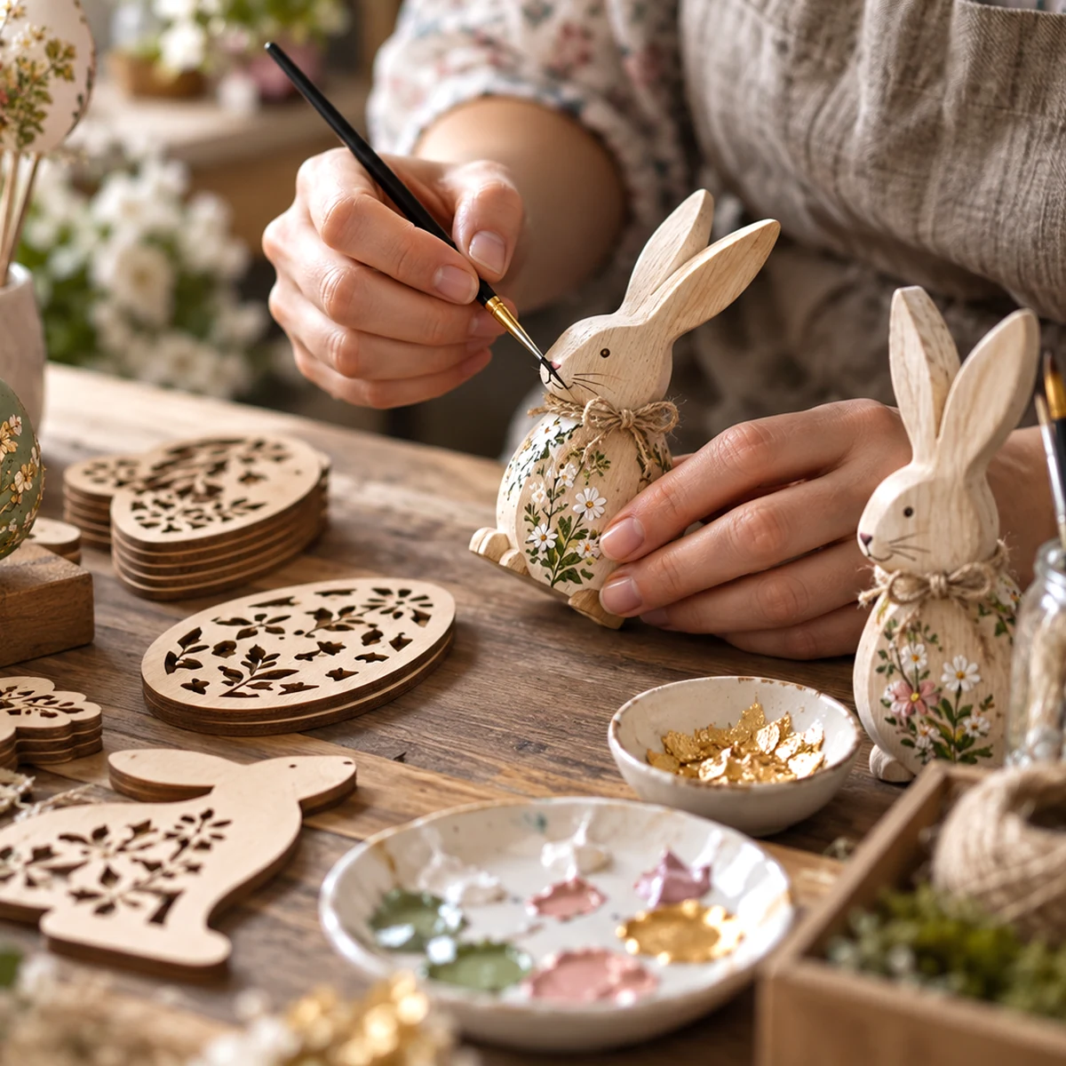 Decorative products during finishing
