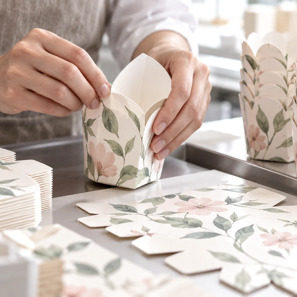 Paper during production